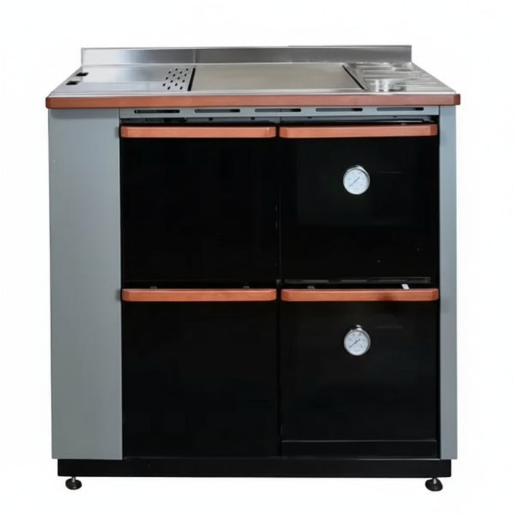 Cocina de pellets sin electricidad