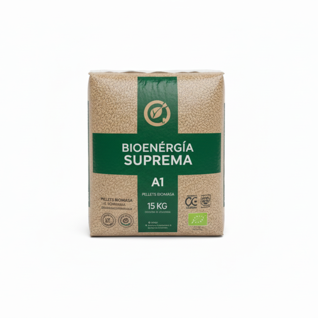 1 Pellet de 70 sacos de Bioenergia Suprema - A1 15kg