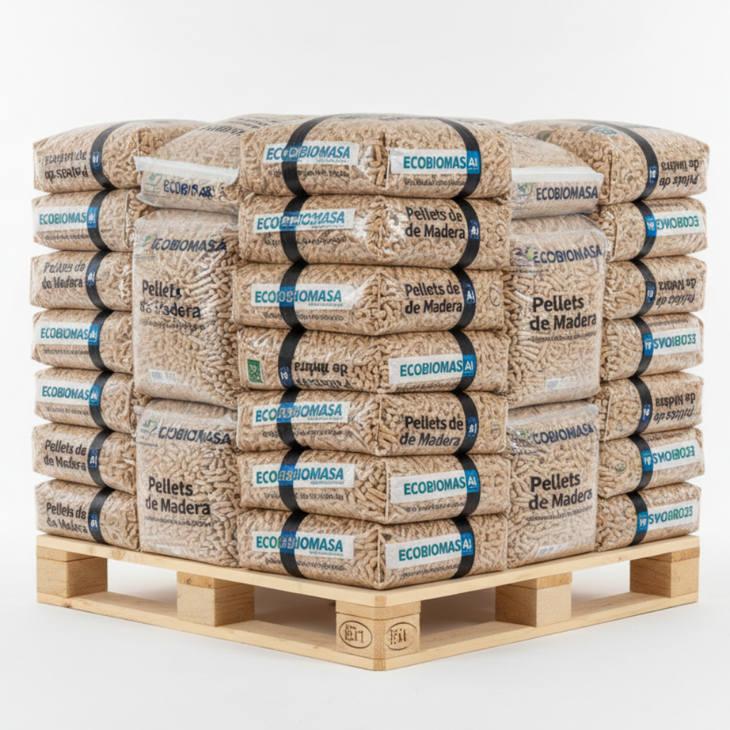 palette de granulés de bois le plus utilisé en espagne 